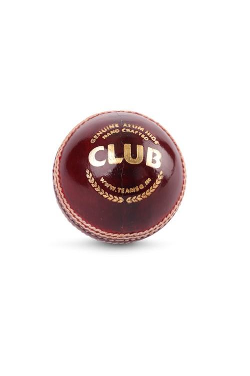 SG Cricket Ball Club Red