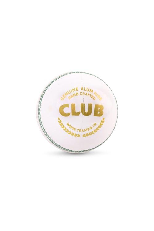 SG Cricket Ball Club White