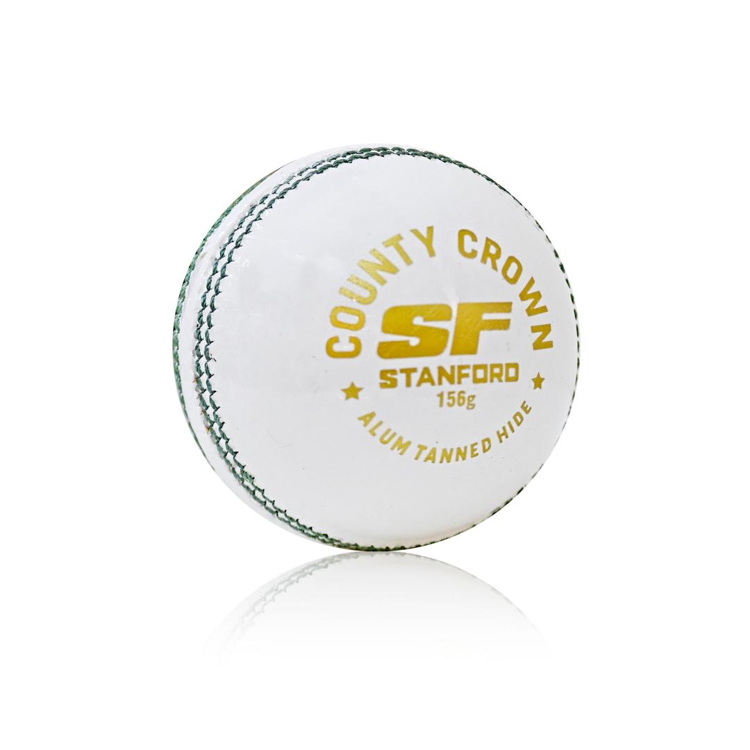 SF Cricket Ball County Crown White Mens